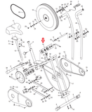 Epic Proform Weslo WLEX09010 Upright Bike Crank Bearing Set 295560 - fitnesspartsrepair