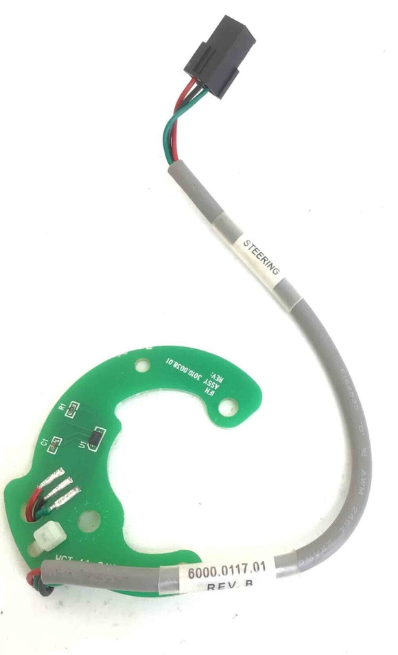 Expresso S3U NOVO Upright Bike Steering Wire with Circuit Board 6000-0117-01 - hydrafitnessparts