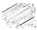 FreeMotion 730 Treadmill Left Foot Rail 323898 & 316362 - hydrafitnessparts