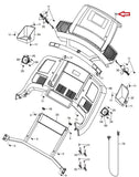 FreeMotion 850 Interactive Treadmill Display Console Assembly ETSF13513 353780 - fitnesspartsrepair