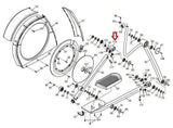 FreeMotion e11.6 FMEL844104 Elliptical Pedal Arm Pivot Assembly - fitnesspartsrepair