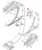 FreeMotion F 7.8 SFSR844090 SFSR844091 Elliptical Back Cover CC1586 - hydrafitnessparts