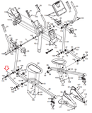 Freemotion Gold's Gym HealthRider Elliptical Link Arm Spacer 63x1x.156" 244344 - fitnesspartsrepair