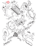 Freemotion Gold's Gym Healthrider Reebok Elliptical Front Stabilizer 244143 - hydrafitnessparts