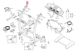FreeMotion Gold's Gym Image Proform Treadmill Internal Rectanglar Endcap 149217 - fitnesspartsrepair