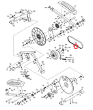 Freemotion Gold's Gym Proform Elliptical Pulley Drive Belt 65" 223443 - fitnesspartsrepair
