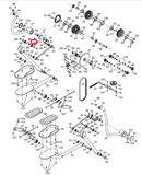 FreeMotion HealthRider Elliptical Left Handlebar Hub 295042 - hydrafitnessparts