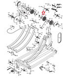 FreeMotion HealthRider NordicTrack Icon Elliptical Screw 3/8" X 1 258535 - fitnesspartsrepair