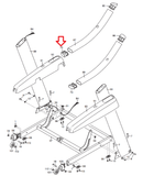 Freemotion Lifestyler Nordictrack Treadmill Handrail End Cap MFR-305125 312276 - hydrafitnessparts