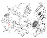 FreeMotion NordicTrack E5.5 17.7 14.7 E 14.5 Elliptical Left Pedal Arm 334195 - fitnesspartsrepair
