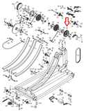 FreeMotion NordicTrack Elliptical Drive Belt Pulley 268320 - fitnesspartsrepair