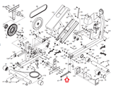 Freemotion Nordictrack Elliptical Latch Bracket 272434 - fitnesspartsrepair