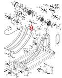 FreeMotion NordicTrack Elliptical Pedal Sensor Bracket 81908 270293 - fitnesspartsrepair