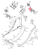 FreeMotion NordicTrack Elliptical Right Lower Cover 270165 - fitnesspartsrepair