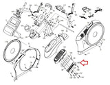 FreeMotion NordicTrack Proform Elliptical DC Brushless Fan w/Wire Harness 282411 - fitnesspartsrepair