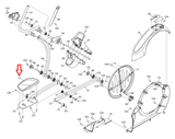 FreeMotion NordicTrack ProForm Elliptical Left Pedal Foot Pad 311855 - fitnesspartsrepair