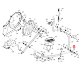 FreeMotion NordicTrack Proform Elliptical Pedal Arm Flex Bracket 315637 - fitnesspartsrepair