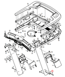 FreeMotion NordicTrack Proform Reebok Treadmill Screw 3/8" X 4 1/4" 290707 - hydrafitnessparts