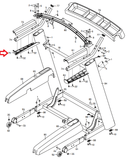 FreeMotion NordicTrack ProForm Treadmill Left Handrail Bottom Cover 351951 - fitnesspartsrepair