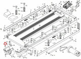 FreeMotion NordicTrack ProForm Treadmill Left Rear Endcap 358779 or 351700 - fitnesspartsrepair