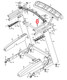 FreeMotion NordicTrack ProForm Treadmill Right Handle Top Cover 351954 - fitnesspartsrepair