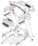 FreeMotion NordicTrack ProForm Treadmill Upright Coaxial Cable E108998 348854 - fitnesspartsrepair