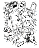 Freemotion Proform Health Rider Nordictrack Upright Bike Left Crank Arm 206633 - hydrafitnessparts