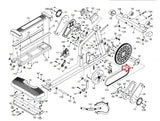 FreeMotion Reebok NordicTrack Proform Elliptical Machine Retainer Key 317196 - fitnesspartsrepair