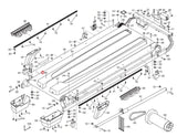 Freemotion XTR 90 SFTL189100 - 189101 Treadmill Left Foot Rail MFR-304020 304514 - hydrafitnessparts