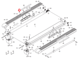 Gold's Gym Crosswalk 570 - GGTL596080 Treadmill Left Foot Rail 278121 - hydrafitnessparts