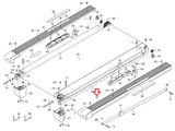 Gold's Gym Crosswalk 570 - GGTL596080 Treadmill Right Foot Rail 278120 - hydrafitnessparts