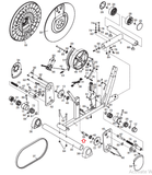 GOLD'S GYM Epic HealthRider Image Proform Weslo Elliptical CRANK 3/8" 234160 - hydrafitnessparts