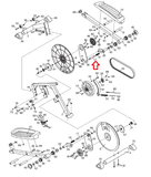 Gold's Gym NordicTrack Proform Elliptical Axle Adjustment Pin 223287 - fitnesspartsrepair