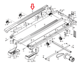 Gold's Gym NordicTrack Proform Reebok Treadmill Left Foot Rail 348531 - fitnesspartsrepair