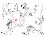 Gold's Gym Proform 7.0 RE Stride Trainer 510 Elliptical Pivot Axle 329580 - hydrafitnessparts