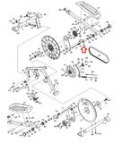 Gold's Gym Proform Elliptical Crank Arm Adjustment Bracket 223299 - fitnesspartsrepair