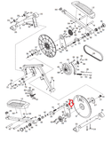 Gold's Gym Proform Elliptical Left Crank Arm 223280 - fitnesspartsrepair