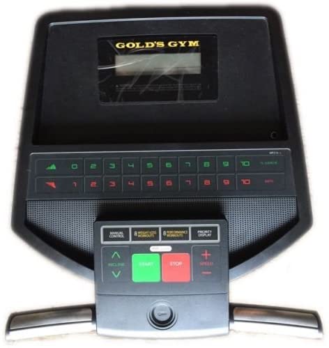 Golds Gym Treadmill Display Console Full Assembly Panel 347882 - fitnesspartsrepair