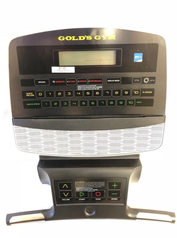Gold's Gym Treadmill Trainer 430i Display Console 392145 ETGG39617 - fitnesspartsrepair