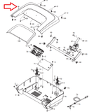 Health Rider 105t H105T H110T H190T Treadmill Motor Hood Shroud Cover 304607 - fitnesspartsrepair