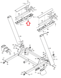 Health Rider Proform Treadmill Left Bottom Handrail Cover 334919 - hydrafitnessparts