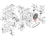 HealthRider 50E E7.3 (GW) E 5.7 E 8.0 710 E Elliptical Drive Belt 530"6 120518 - fitnesspartsrepair