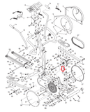 Healthrider 831.285770 HREL80070 Elliptical Resistance Strap Buckle 140848 - fitnesspartsrepair