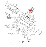 HealthRider - HRTL195090 H155t Treadmill Display Console Panel 284621 - fitnesspartsrepair