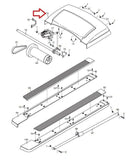 HealthRider - HRTL195090 H155t Treadmill Motor Hood Shroud Cover 265178 286316 - fitnesspartsrepair