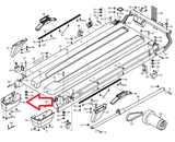 HealthRider HRTL995100 HRTL995101 HRTL99510.0 Treadmill Left Frame Cover 305639 - fitnesspartsrepair