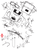 HealthRider Image Lifestyler NordicTrack Treadmill Handlebar End Plug 161943 - fitnesspartsrepair