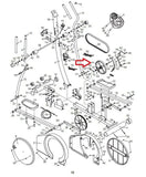HealthRider Image Lifestyler Proform Elliptical Flywheel Hub Assembly 211287 - fitnesspartsrepair