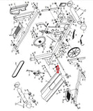 HealthRider NordicTrack Elliptical Lower Incline Motor / Ramp Pin 190908 10" - fitnesspartsrepair