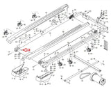 HealthRider NordicTrack Proform Reebok Treadmill Rear Idler Roller 349998 - fitnesspartsrepair